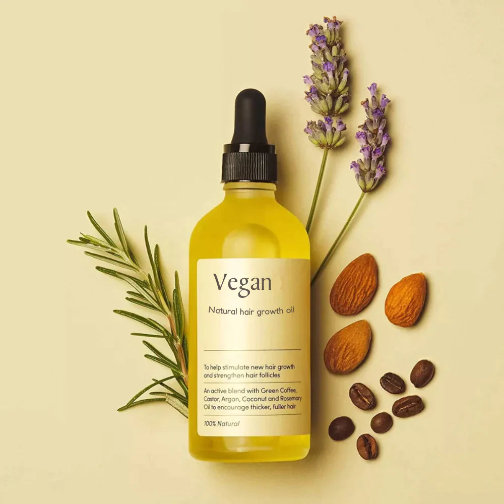 Natural Vegan Hair Growth Oils