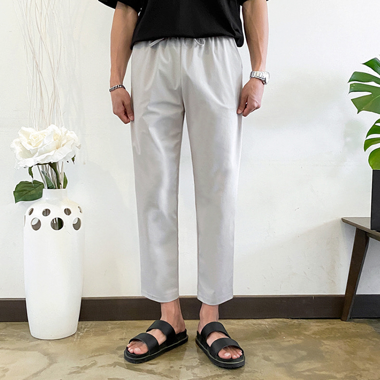 RT No. 1765 LINEN ANKLE PANTS