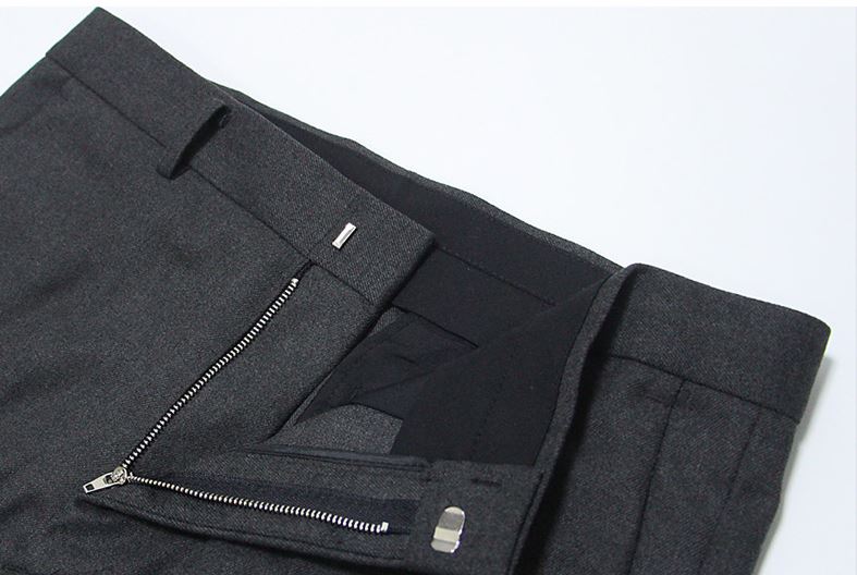 RT No. 4455 STRAIGHT WIDE DRAPE SUIT PANTS