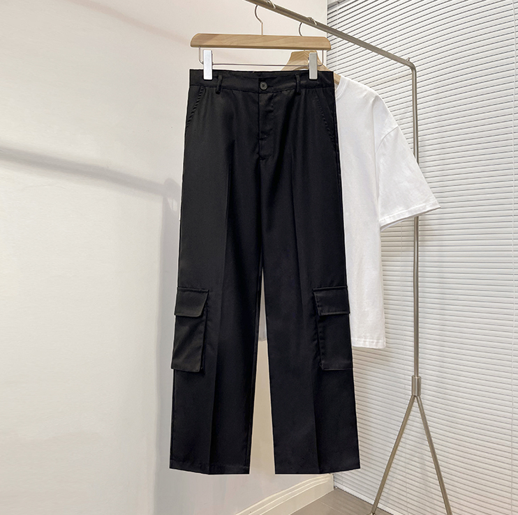 RT No. 2040 POCKET STRAIGHT SUIT PANTS