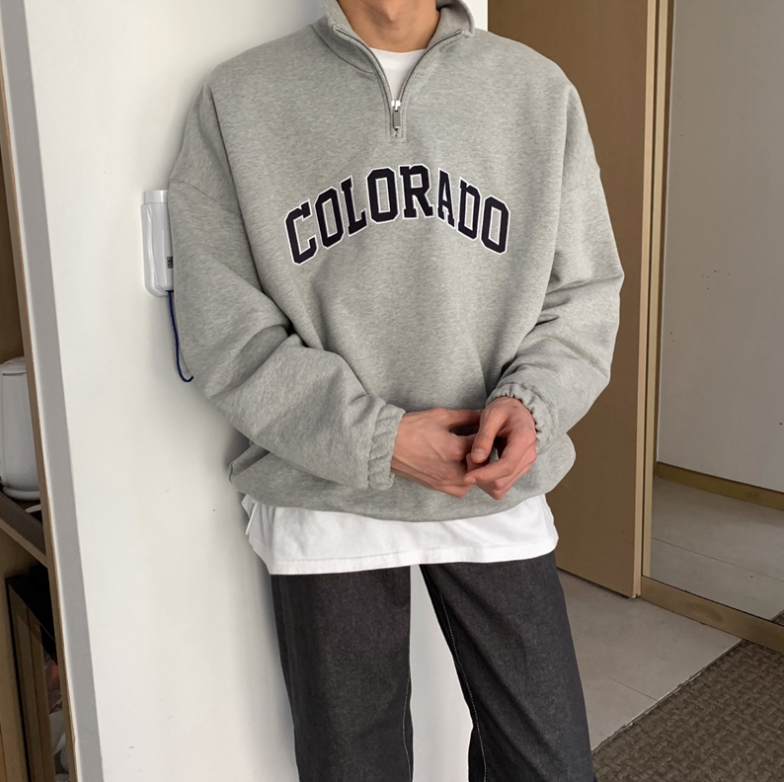 RT No. 4100 HALF ZIP-UP COLORADO TURTLENECK SWEATER