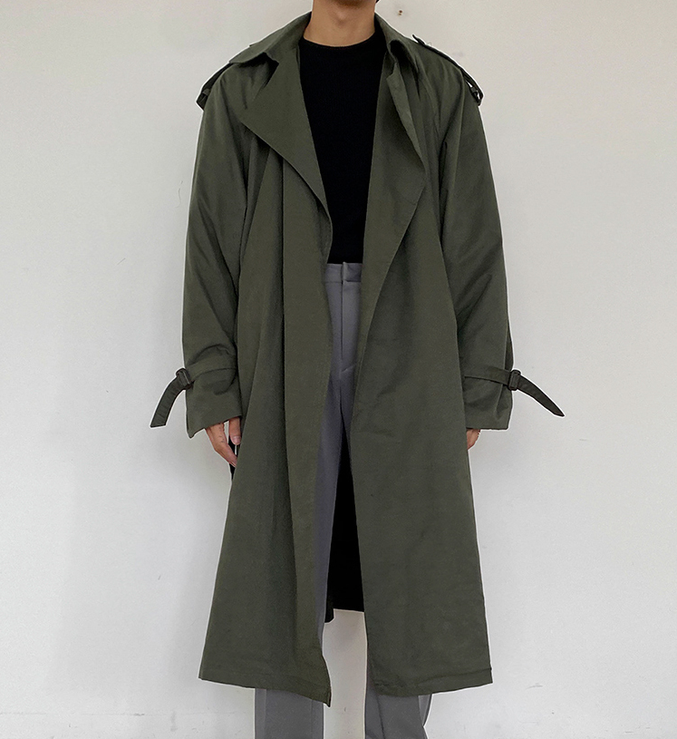 RT No. 3143 BELT COLLAR COAT JK