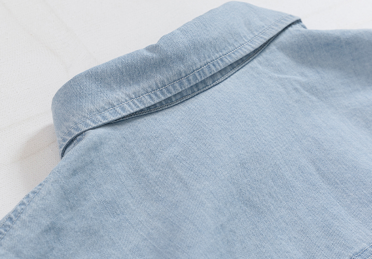 RT No. 4200 DENIM TWO TONE COLLAR SHIRT