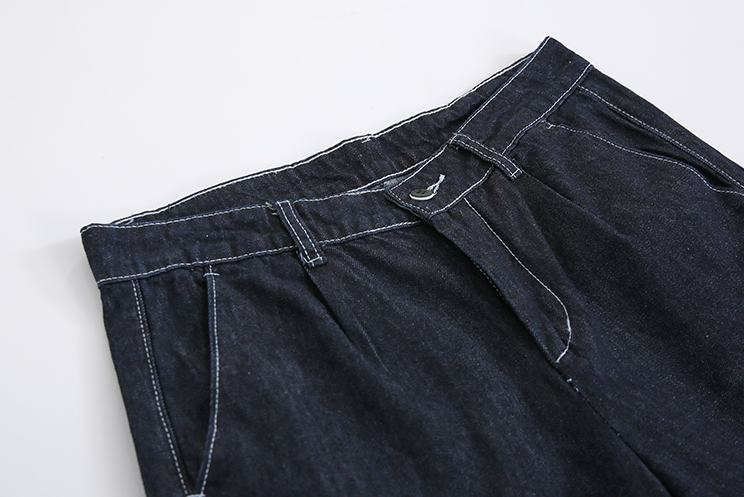 RT No. 1508 DARK BLUE WIDE DENIM JEANS