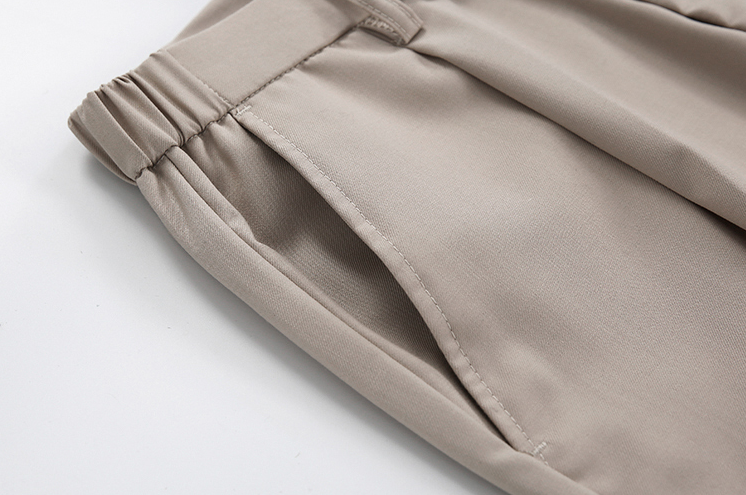 No. 4000 DRAPE STRAIGHT WIDE PANTS