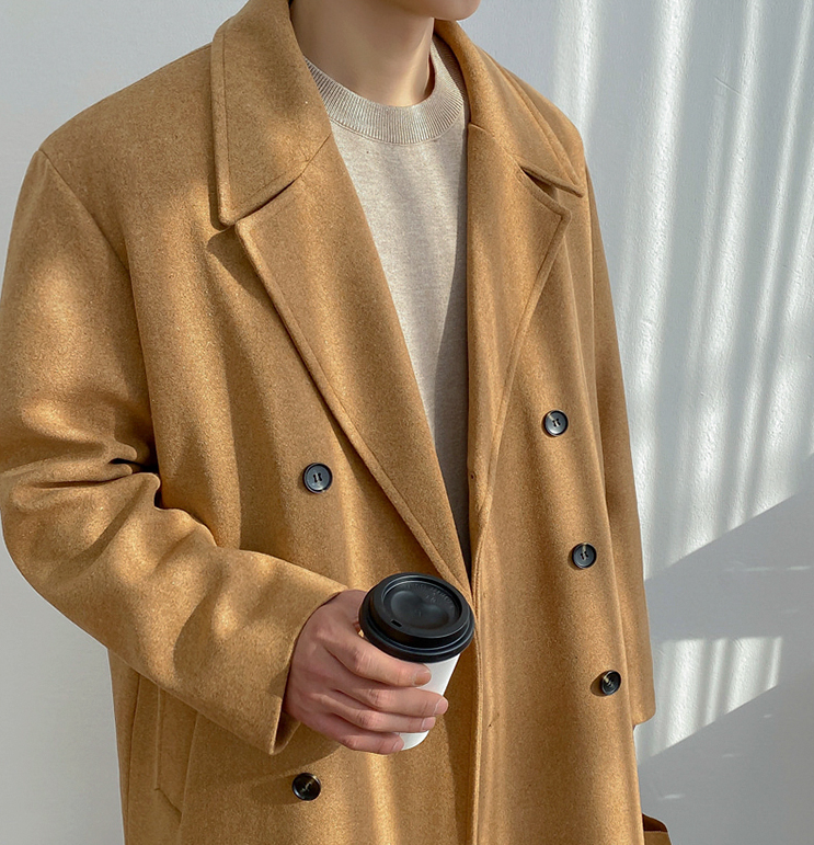 RT No. 2762 WOOLEN TRENCH COAT