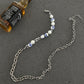 BLUE PEARL CHAIN NECKLACE
