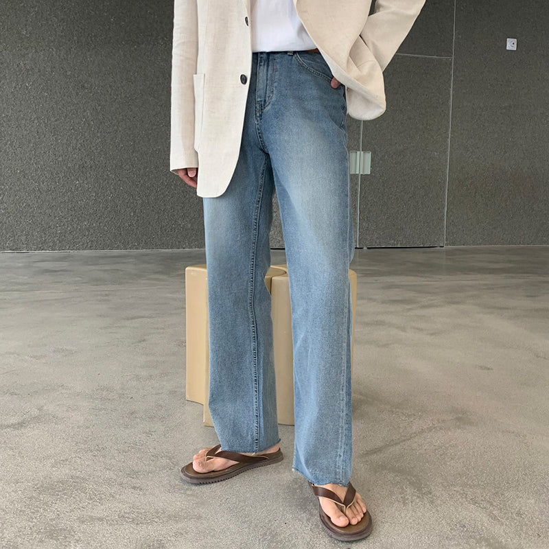 RT No. 2159 WASHED STRAIGHT JEANS