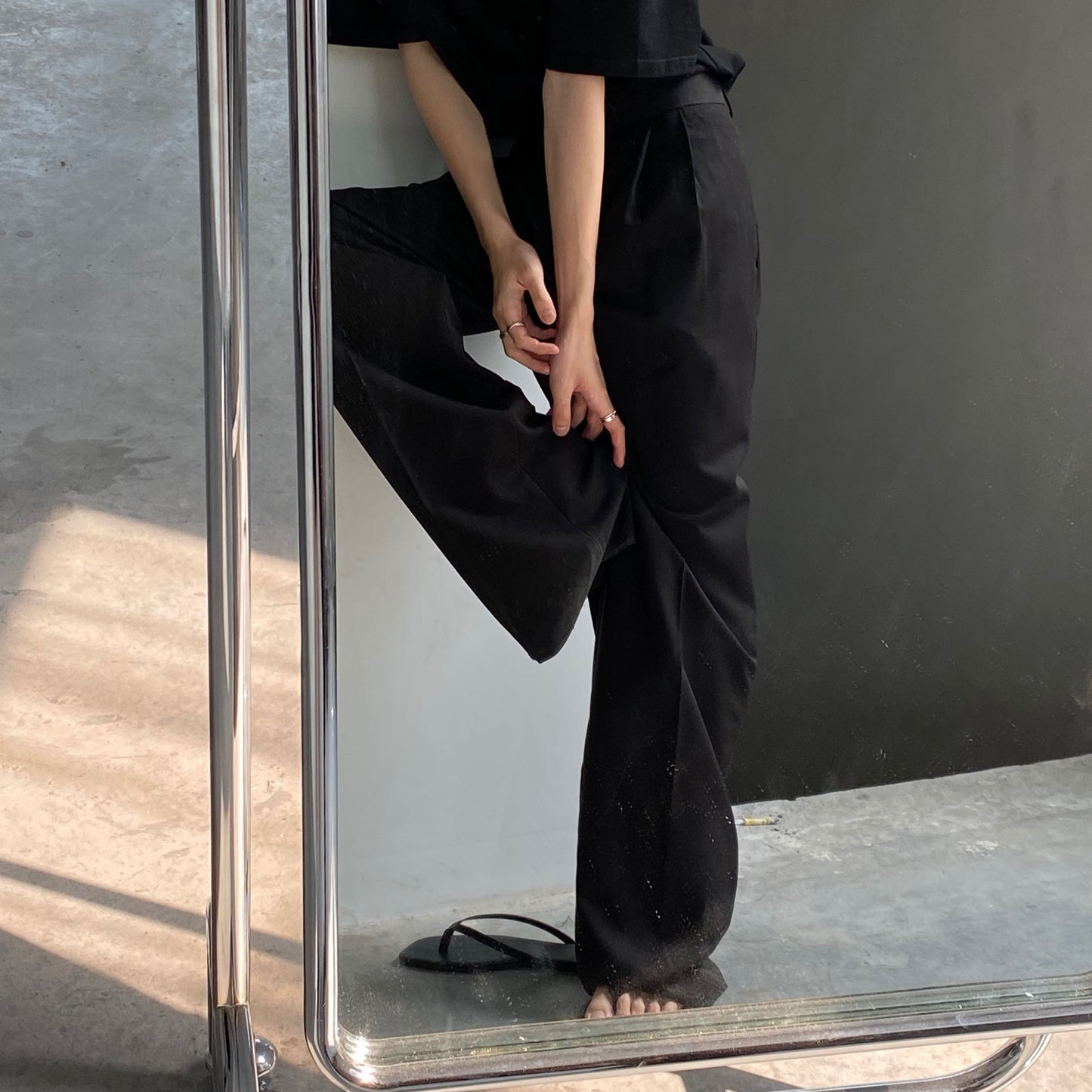 RT No. 3110 WIDE DRAPE PANTS