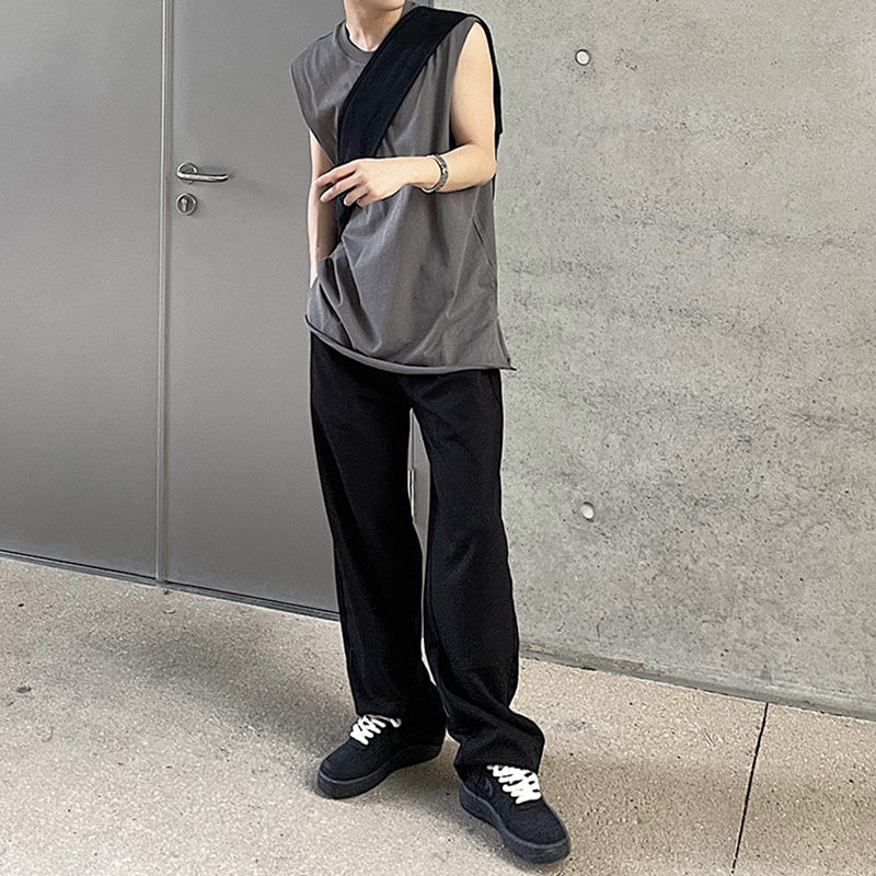 RT No. 1758 STRAIGHT WIDE PANTS