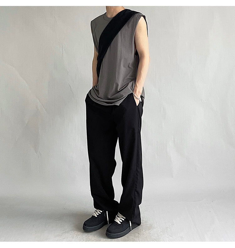 RT No. 1758 STRAIGHT WIDE PANTS