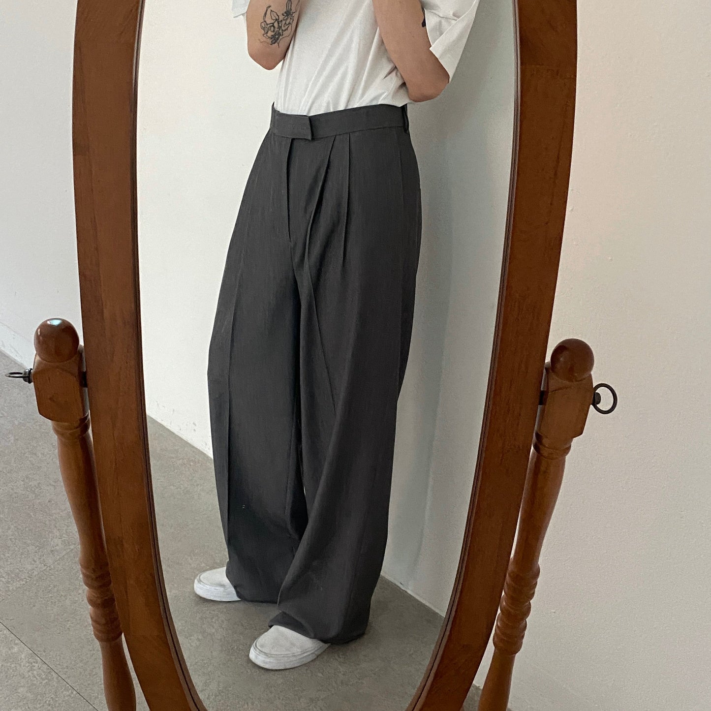 RT No. 3110 WIDE DRAPE PANTS