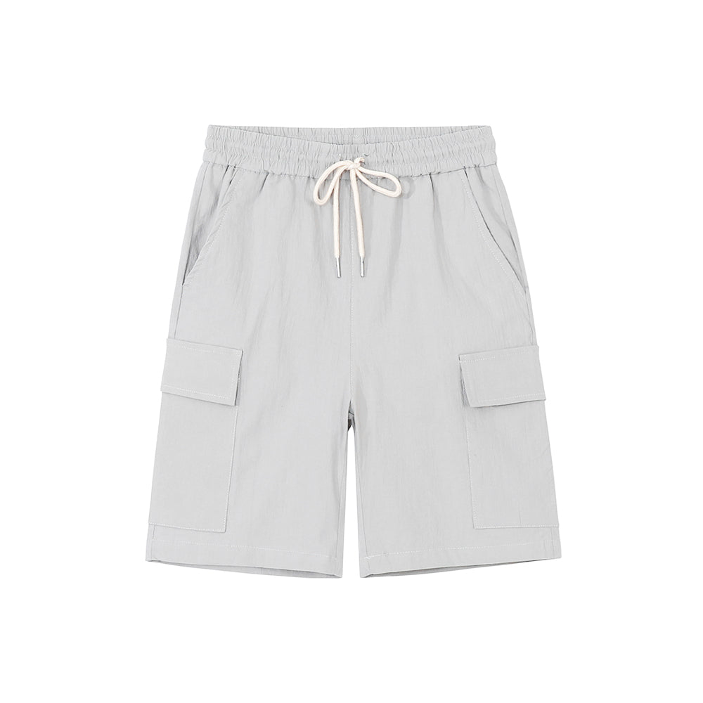 RT No. 1747 DRAWSTRING LINEN SHORTS