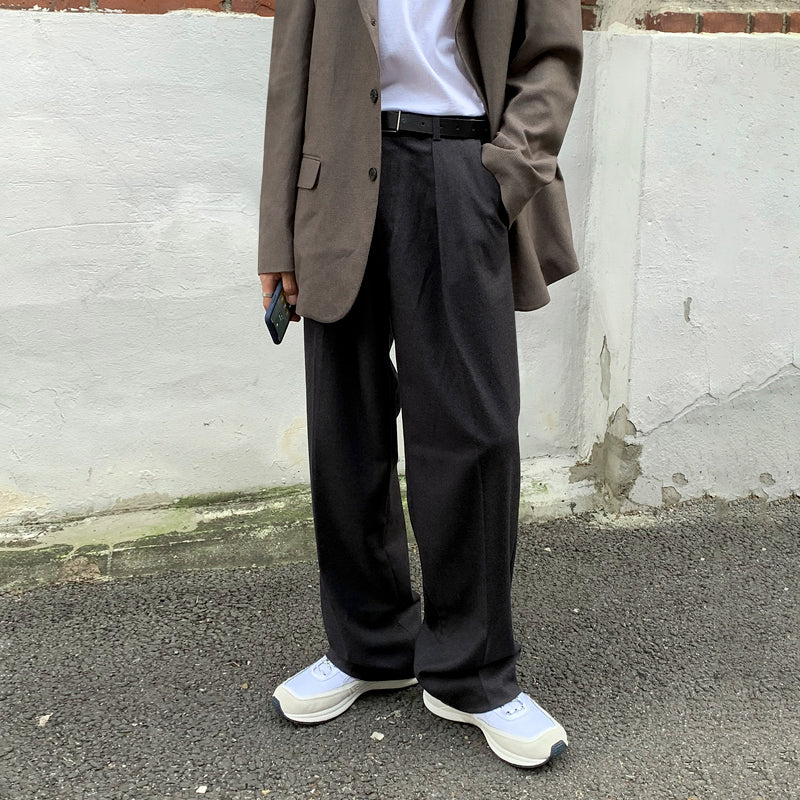 RT No. 3012 STRAIGHT WIDE PANTS