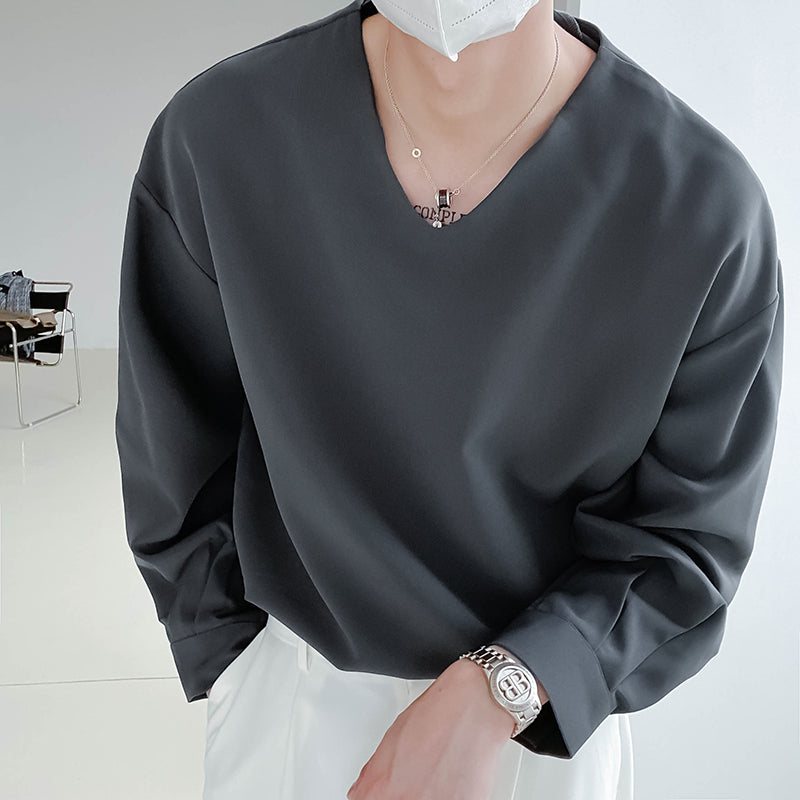 RT No. 4441 V-NECK LONGSLEEVE SHIRT