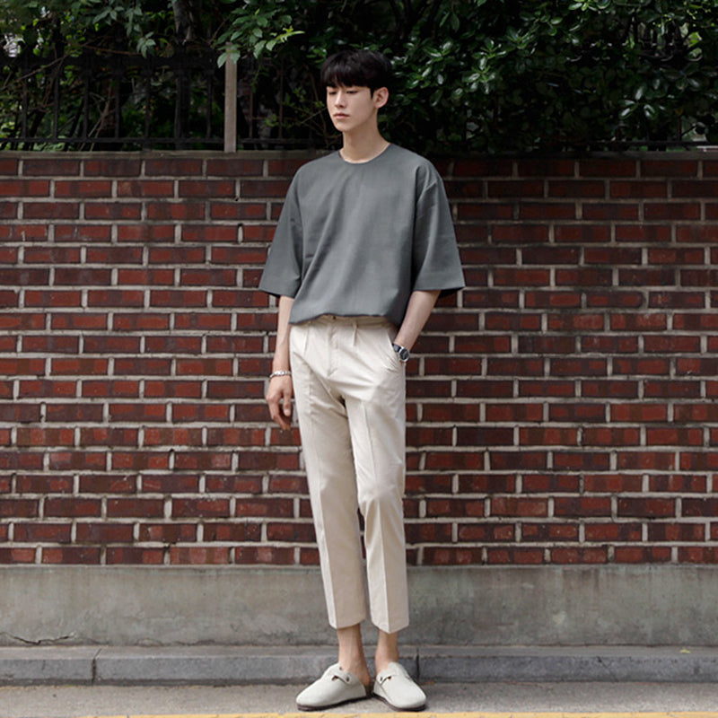 RT No. 4389 JAPANESE ESSENTIAL LINEN HALF SLEEVE SHIRT