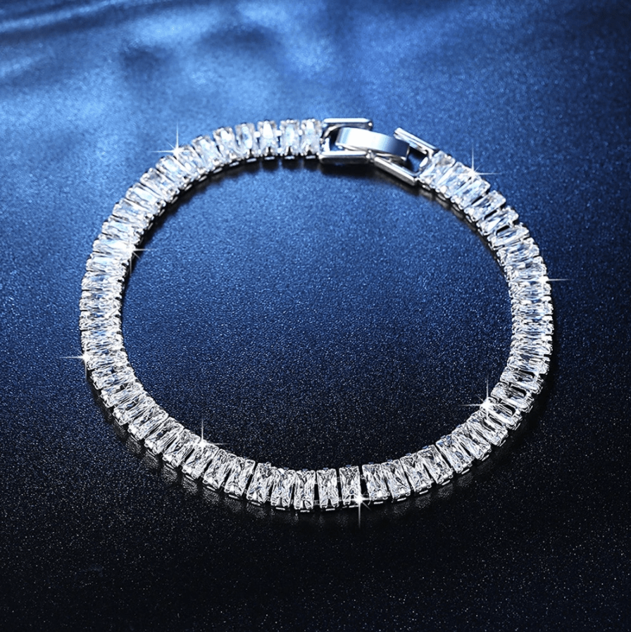 The Sophia Emerald Cut Bracelet