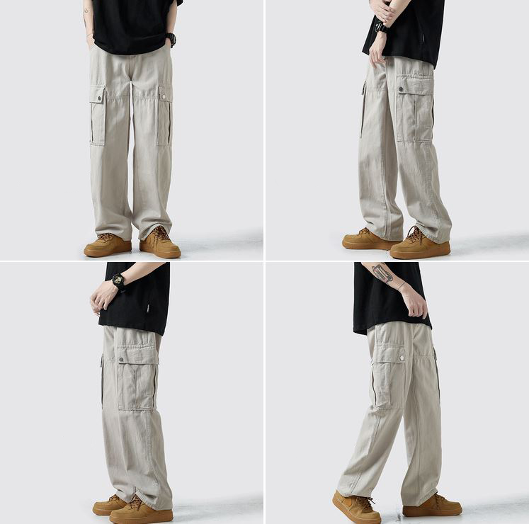 RT No. 5155 RETRO STYLED CASUAL CARGO PANTS