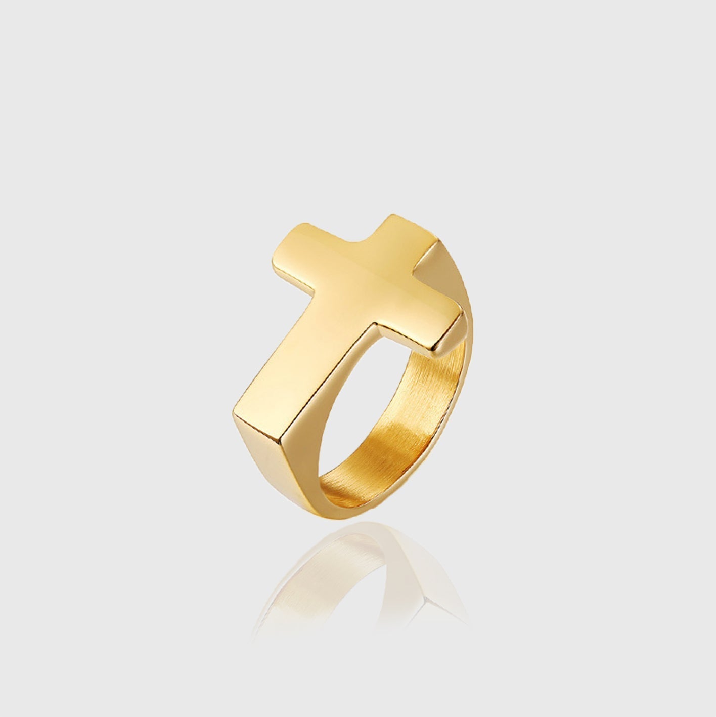 CROSS RING [GOLD]